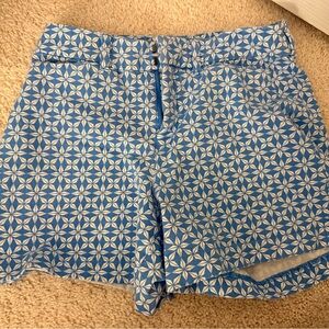 Old Navy Blue Geometric Women's Shorts